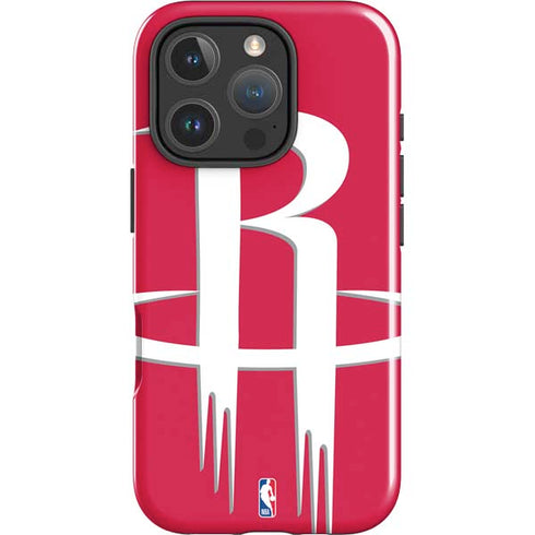 NBA Houston Rockets Large Logo iPhone 16 Pro Impact Case