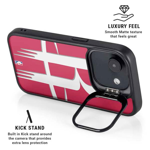 NBA Houston Rockets Large Logo iPhone 16e Kickstand Case