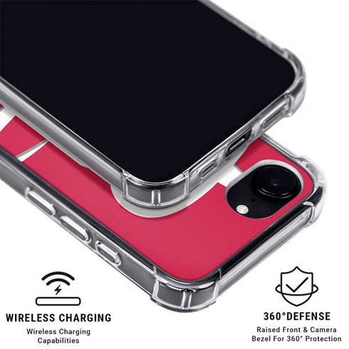 NBA Houston Rockets Large Logo iPhone 16e MagSafe Case