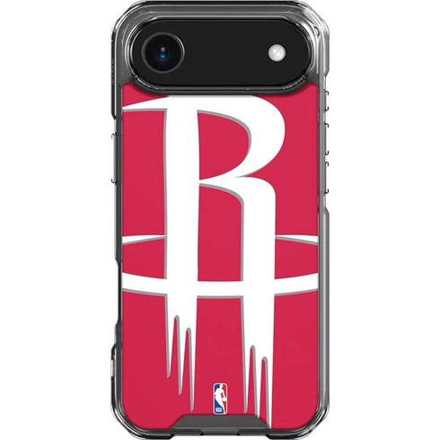 NBA Houston Rockets Large Logo iPhone 17 Air Clear Case