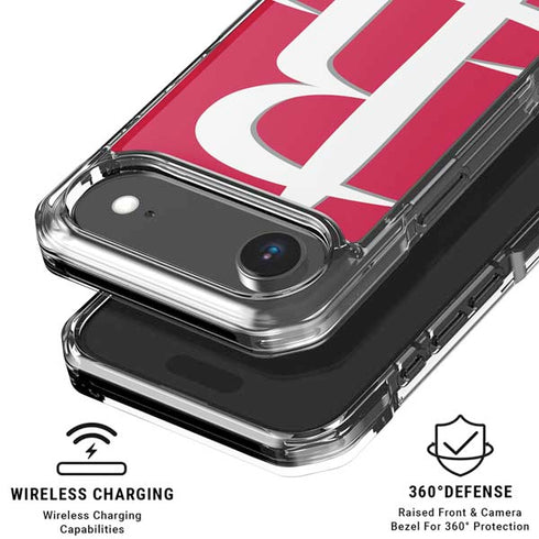 NBA Houston Rockets Large Logo iPhone 17 Air Clear Case