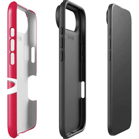 NBA Houston Rockets Large Logo iPhone 17 Air Impact Case