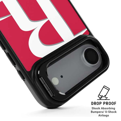 NBA Houston Rockets Large Logo iPhone 17 Air Kickstand Case