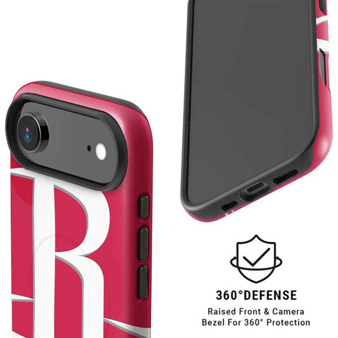NBA Houston Rockets Large Logo iPhone 17 Air Magsafe Impact Case