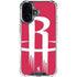 NBA Houston Rockets Large Logo iPhone 17 Clear Case