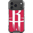NBA Houston Rockets Large Logo iPhone 17 Pro Clear Case