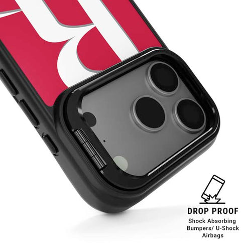 NBA Houston Rockets Large Logo iPhone 17 Pro Max Kickstand Case