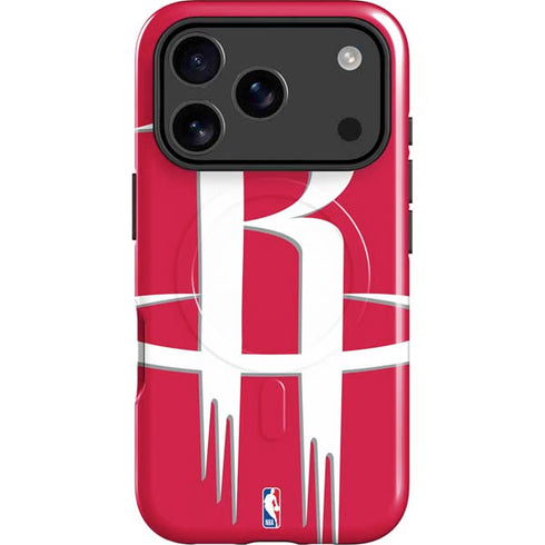 NBA Houston Rockets Large Logo iPhone 17 Pro Max Magsafe Impact Case
