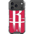 NBA Houston Rockets Large Logo iPhone 18 Pro Clear Case
