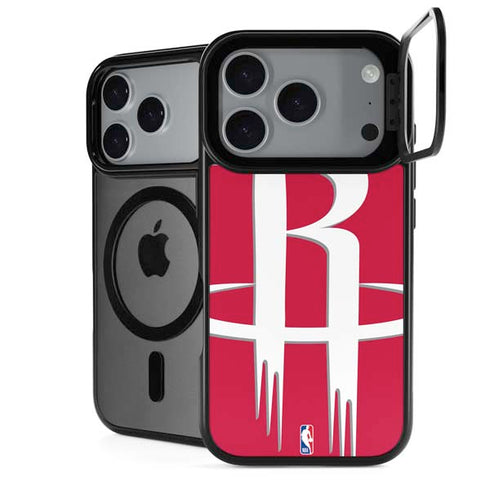 NBA Houston Rockets Large Logo iPhone 18 Pro Kickstand Case