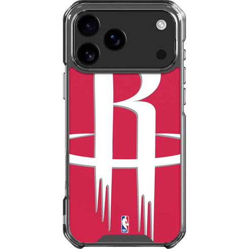 NBA Houston Rockets Large Logo iPhone 18 Pro Max Clear Case