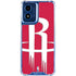 NBA Houston Rockets Large Logo Moto G Play 4G (2024) Clear Case