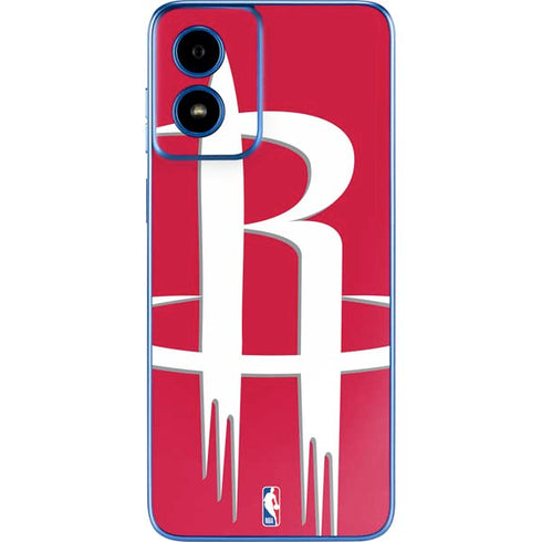 NBA Houston Rockets Large Logo Moto G Play 4G (2024) Skin