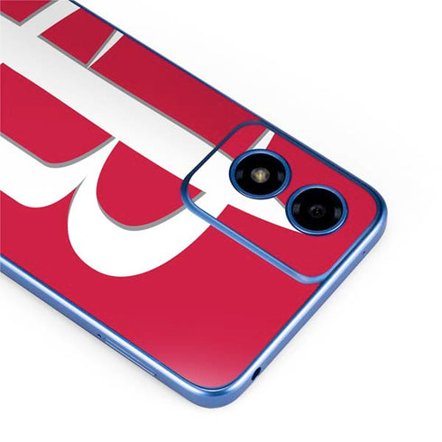 NBA Houston Rockets Large Logo Moto G Play 4G (2024) Skin