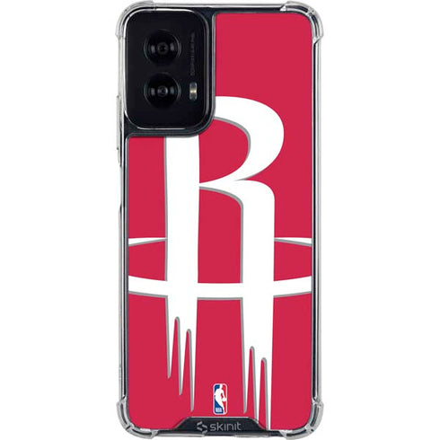 NBA Houston Rockets Large Logo Moto G Power 5G (2024) Clear Case