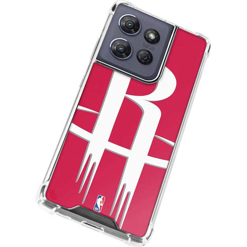 NBA Houston Rockets Large Logo Moto G Stylus 5G (2025) Clear Case