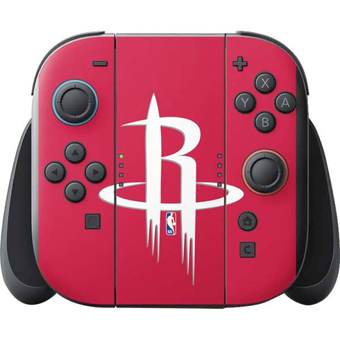NBA Houston Rockets Large Logo Nintendo Switch 2 (2025) with Joy-Con Skin