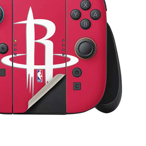 NBA Houston Rockets Large Logo Nintendo Switch 2 (2025) Joy-Con Controller Skin