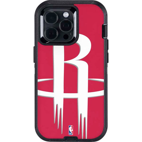 NBA Houston Rockets Large Logo Otterbox Defender iPhone Skin