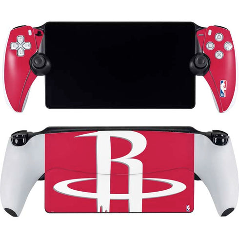 NBA Houston Rockets Large Logo PlayStation Portal Remote Player Skin