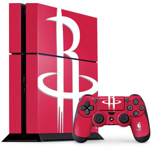 NBA Houston Rockets Large Logo PlayStation PS4 Skins