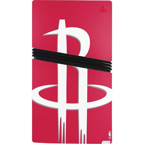 NBA Houston Rockets Large Logo PS5 Pro Bundle Skin