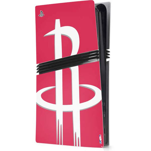 NBA Houston Rockets Large Logo PS5 Pro Console Skin