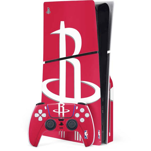 NBA Houston Rockets Large Logo PlayStation PS5 Skins