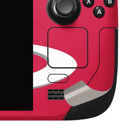 NBA Houston Rockets Large Logo Steam Deck Handheld Gaming Computer OLED Skin