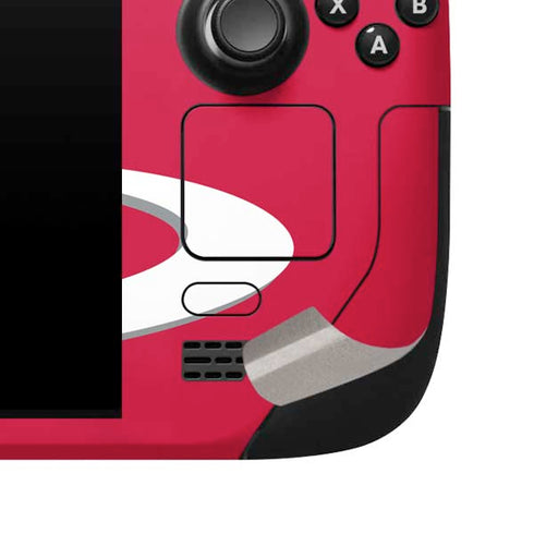 NBA Houston Rockets Large Logo Steam Deck Handheld Gaming Computer Skin