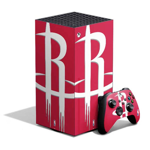 NBA Houston Rockets Large Logo XBox Series X Digital Edition Bundle Skin