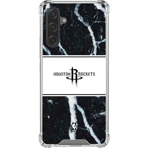 NBA Houston Rockets Marble Galaxy A17 Clear Case