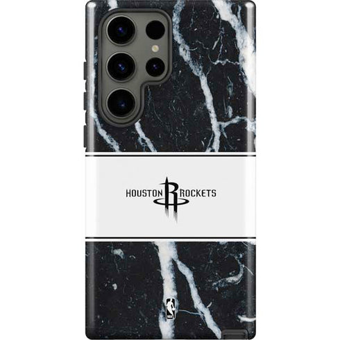 NBA Houston Rockets Marble Galaxy S23 Ultra Pro Case