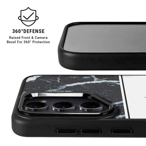 NBA Houston Rockets Marble Galaxy S25 Ultra Kickstand Case