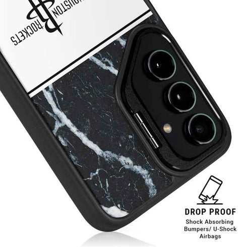 NBA Houston Rockets Marble Galaxy S24 Ultra Kickstand Case