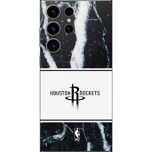 NBA Houston Rockets Marble Galaxy S25 Ultra Skin