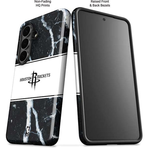 NBA Houston Rockets Marble Galaxy S26 Impact Case