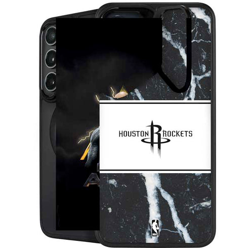 NBA Houston Rockets Marble Galaxy S26 Plus Kickstand Case