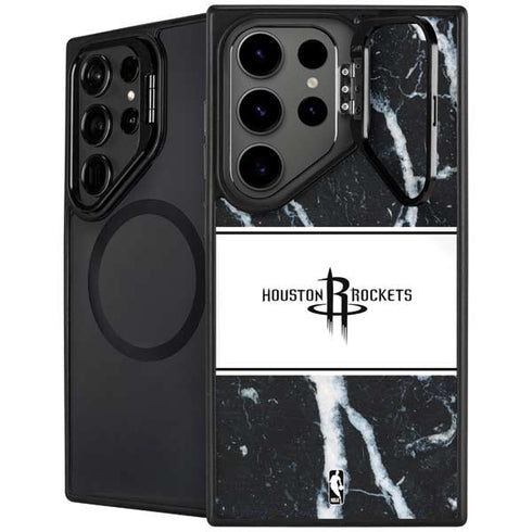 NBA Houston Rockets Marble Galaxy S26 Ultra Kickstand Case
