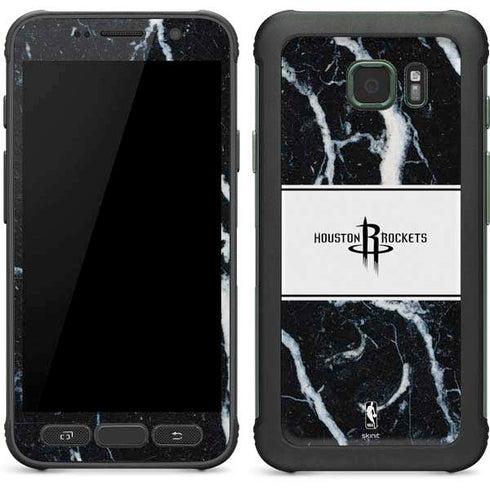 NBA Houston Rockets Marble Galaxy S7 Active Skin