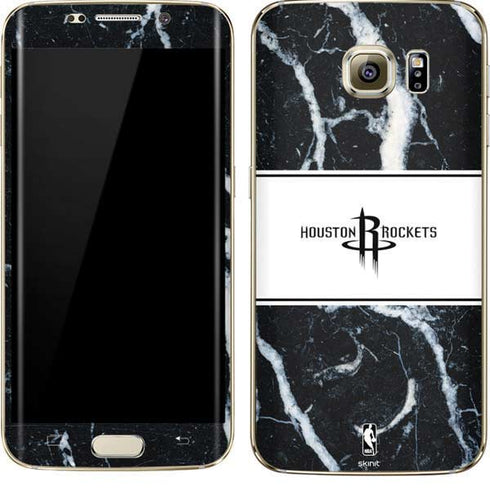 NBA Houston Rockets Marble Galaxy S7 Edge Skin