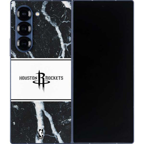 NBA Houston Rockets Marble Galaxy Z Fold6 Skin