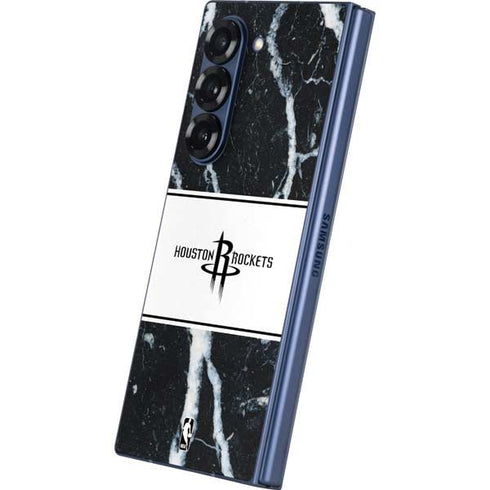 NBA Houston Rockets Marble Galaxy Z Fold6 Skin