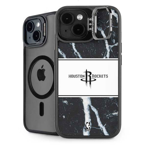 NBA Houston Rockets Marble iPhone 14 Plus Kickstand Case