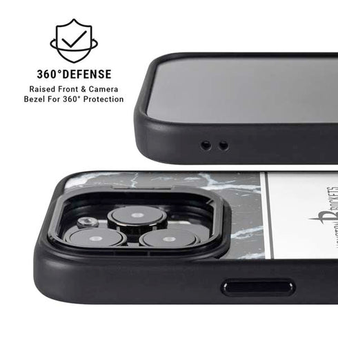 NBA Houston Rockets Marble iPhone 14 Pro Kickstand Case