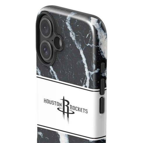 NBA Houston Rockets Marble iPhone 16 Plus Impact Case