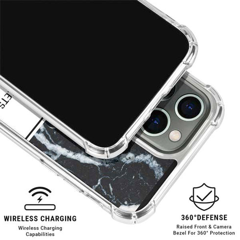 NBA Houston Rockets Marble iPhone 16 Pro Clear Case