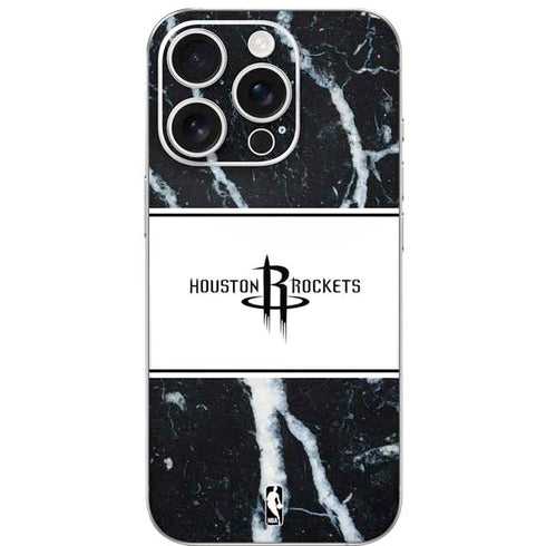 NBA Houston Rockets Marble iPhone 16 Pro Skin
