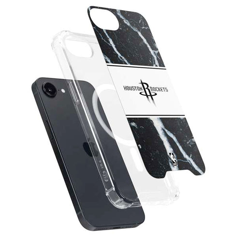 NBA Houston Rockets Marble iPhone 16e MagSafe Case