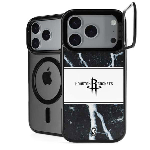 NBA Houston Rockets Marble iPhone 18 Pro Kickstand Case